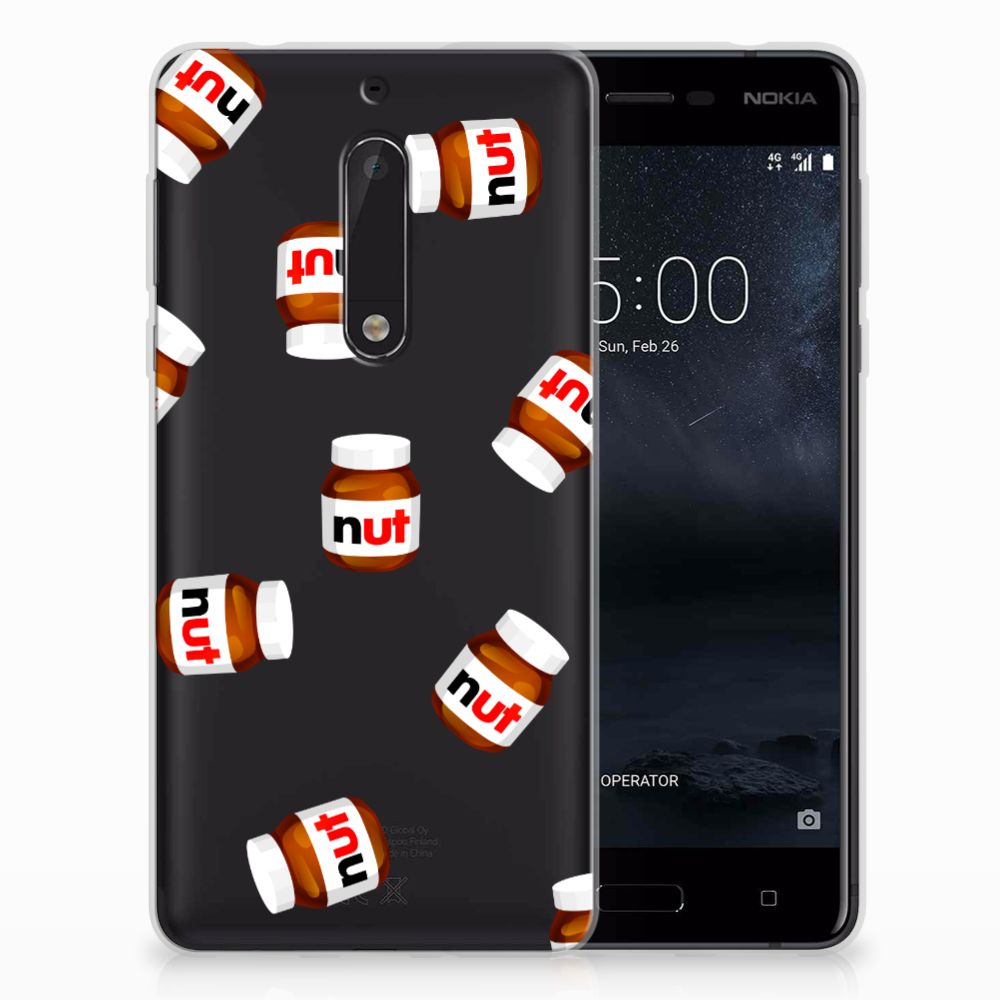 Nokia 5 Siliconen Case Nut Jar