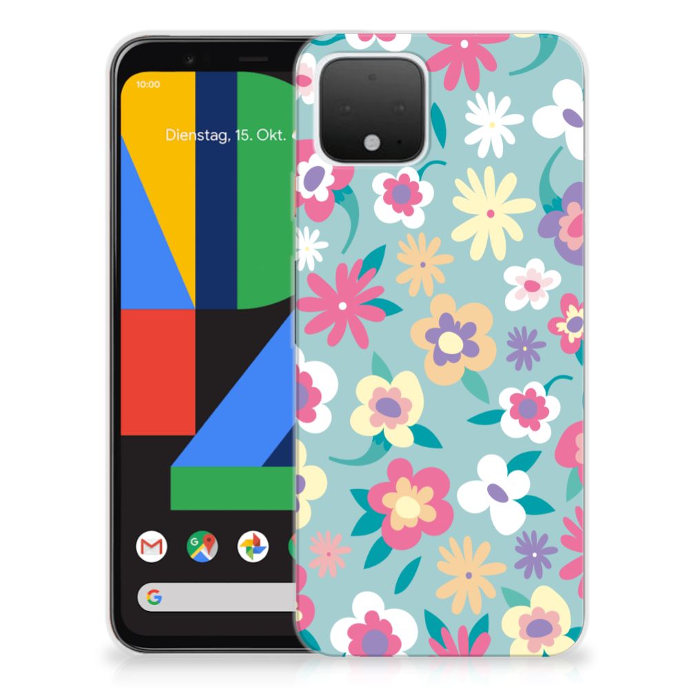 Google Pixel 4 TPU Case Flower Power