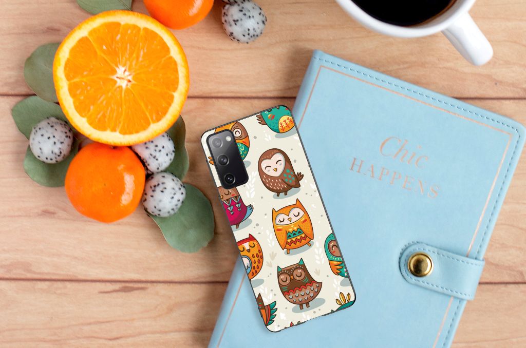 Samsung Galaxy S20 Back Cover Vrolijke Uilen B2C Telecom