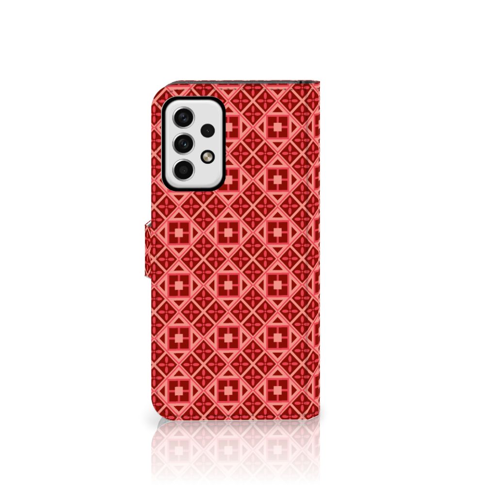Samsung Galaxy A23 Telefoon Hoesje Batik Rood