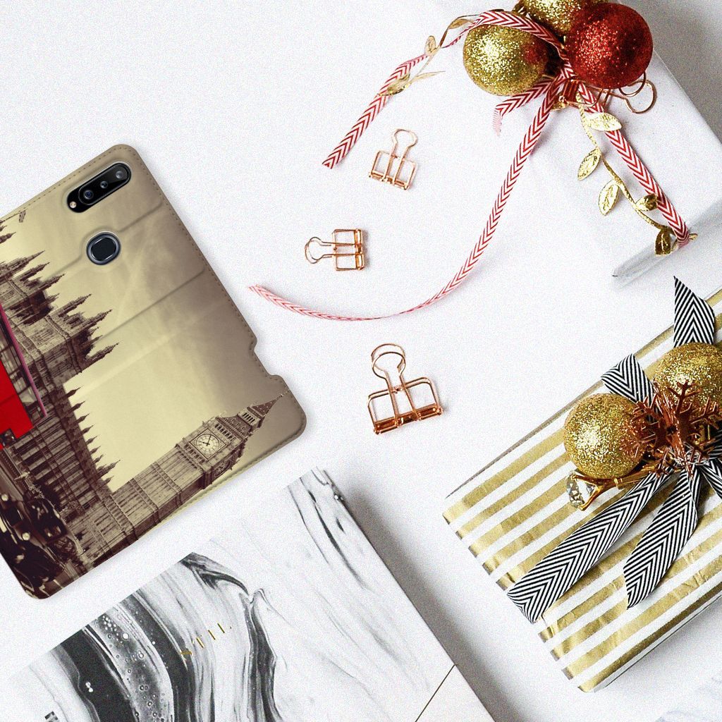 Samsung Galaxy A20s Book Cover Londen - B2C Telecom