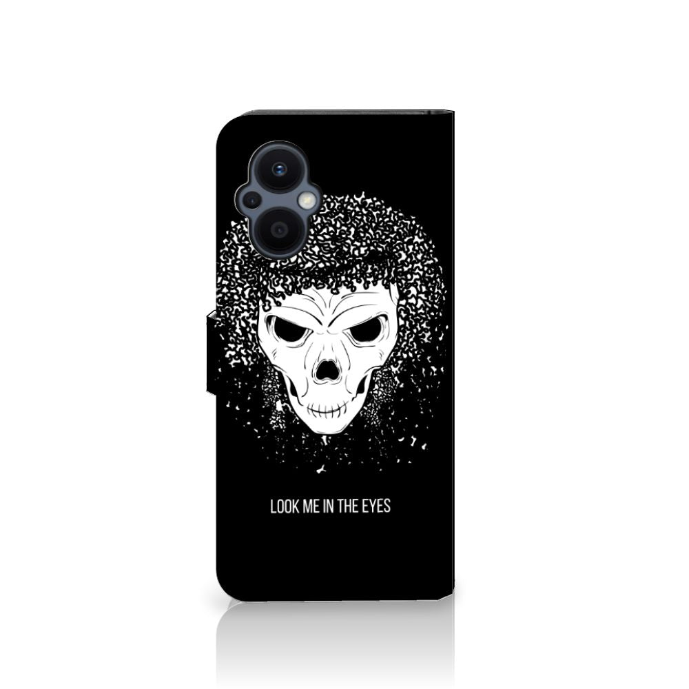Telefoonhoesje met Naam OPPO Reno 8 Lite | OnePlus Nord N20 Skull Hair