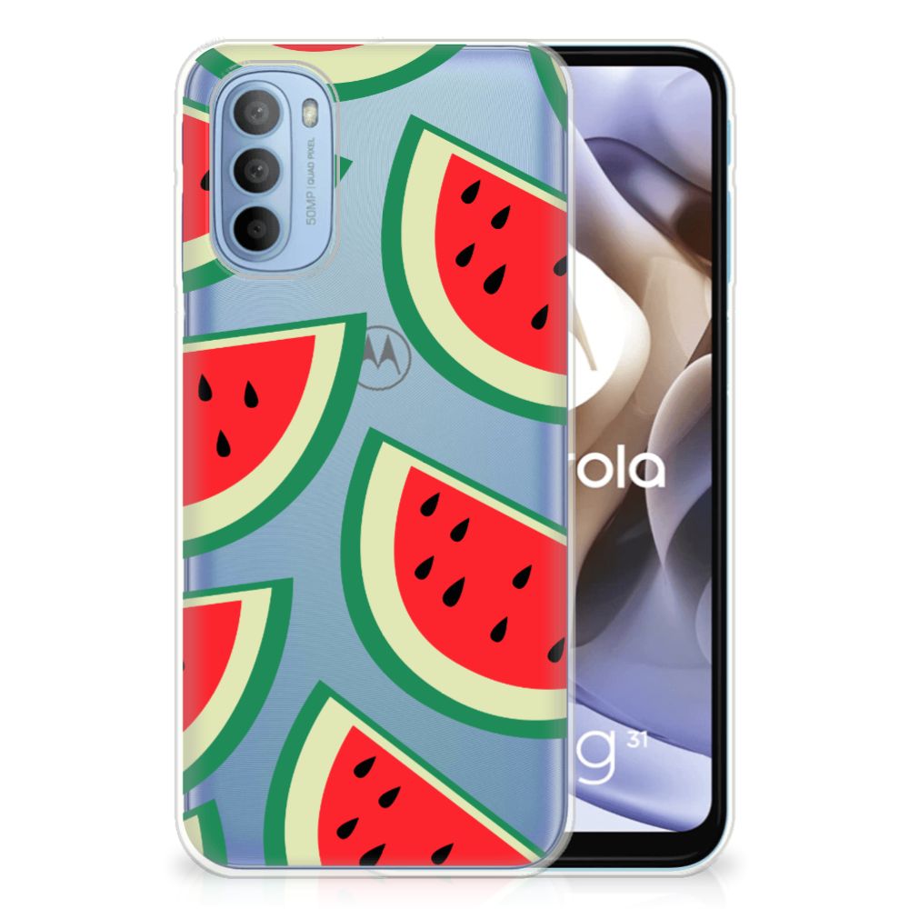 Motorola Moto G31 | G41 Siliconen Case Watermelons B2C Telecom