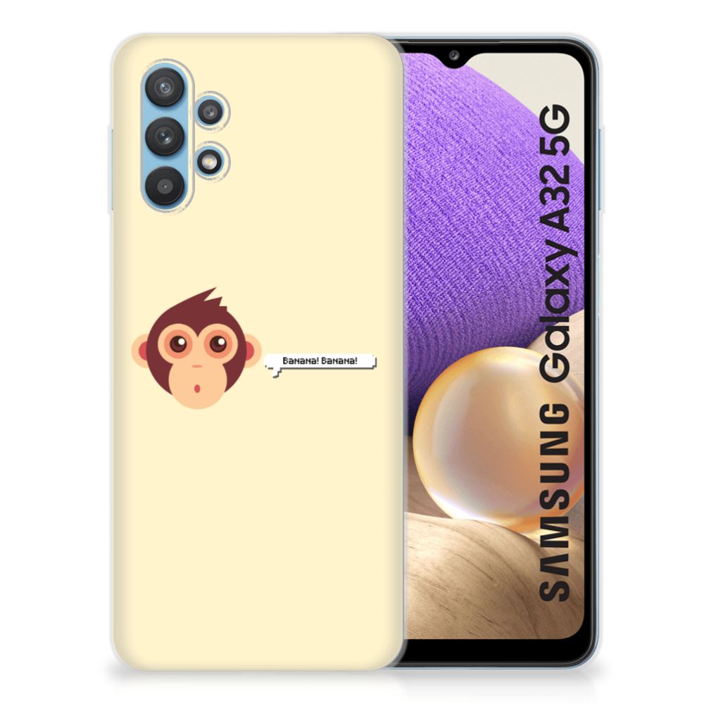Samsung Galaxy A32 5G Telefoonhoesje met Naam Monkey B2C Telecom