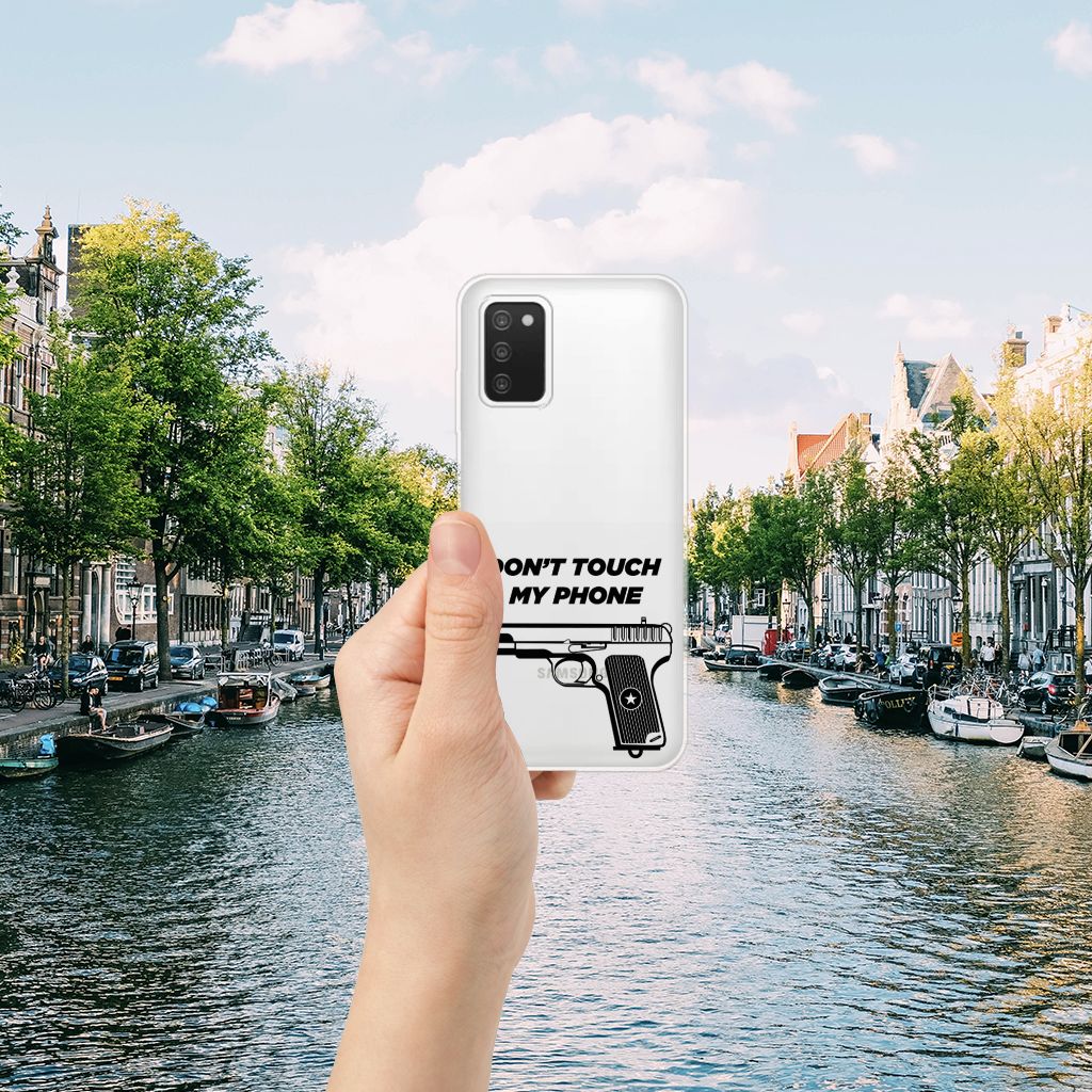 Samsung Galaxy A03S Silicone-hoesje Pistol DTMP B2C Telecom