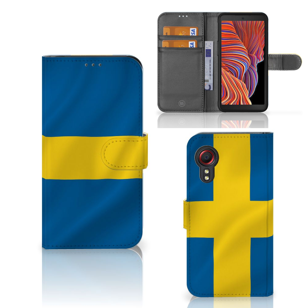 Samsung Galaxy Xcover 5 Bookstyle Case Zweden