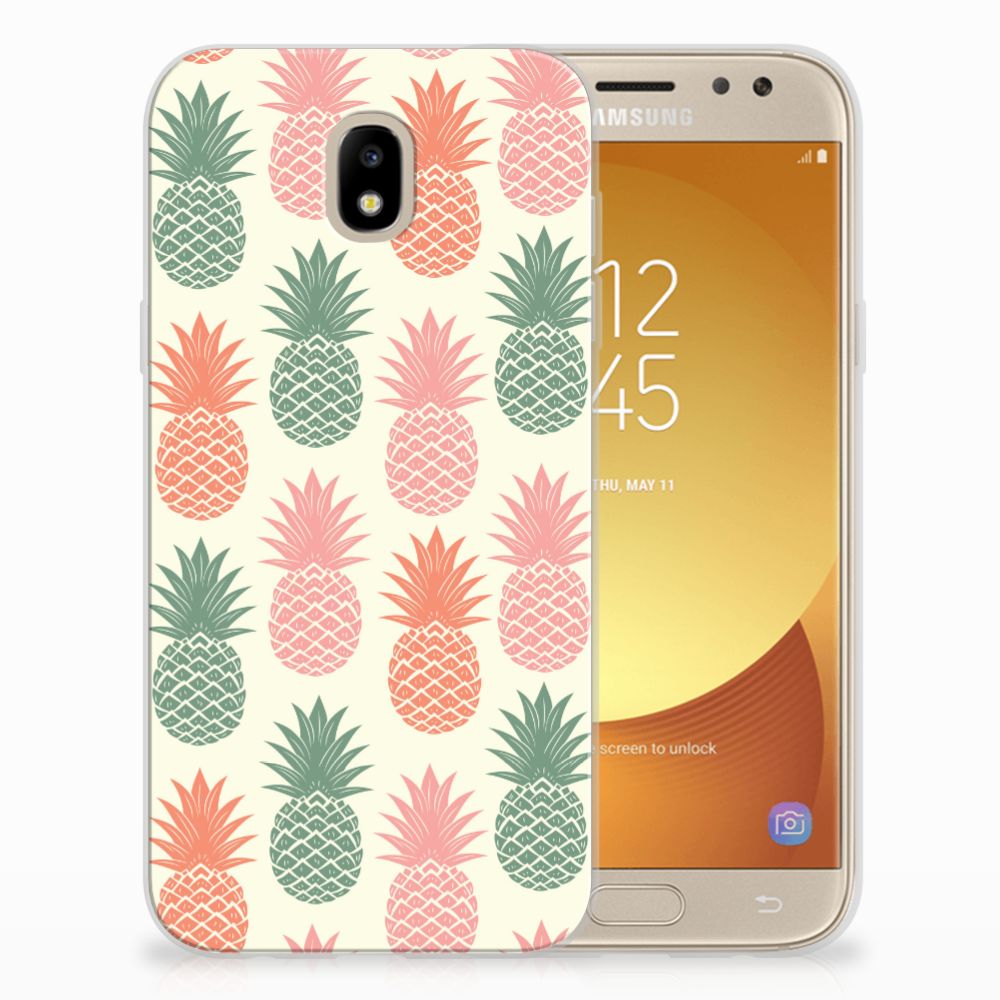 Samsung Galaxy J5 2017 Siliconen Case Ananas