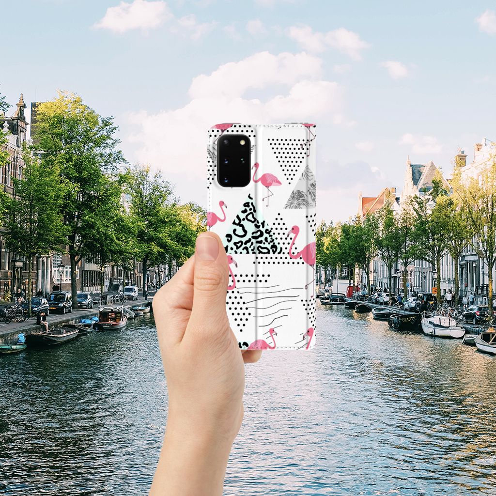 Samsung Galaxy S20 Plus Hoesje maken Flamingo Triangle - B2C Telecom
