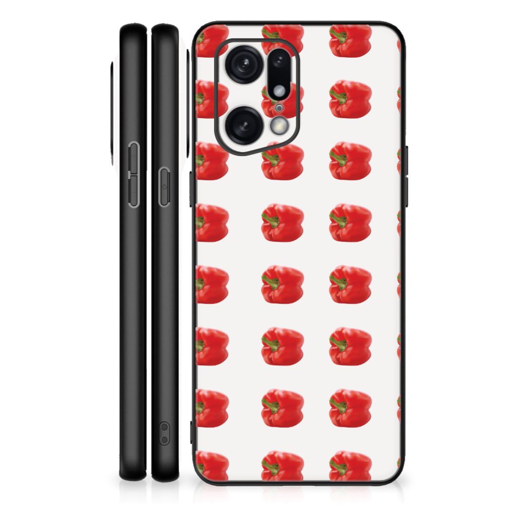 OPPO Find X5 Pro Back Cover Hoesje Paprika Red