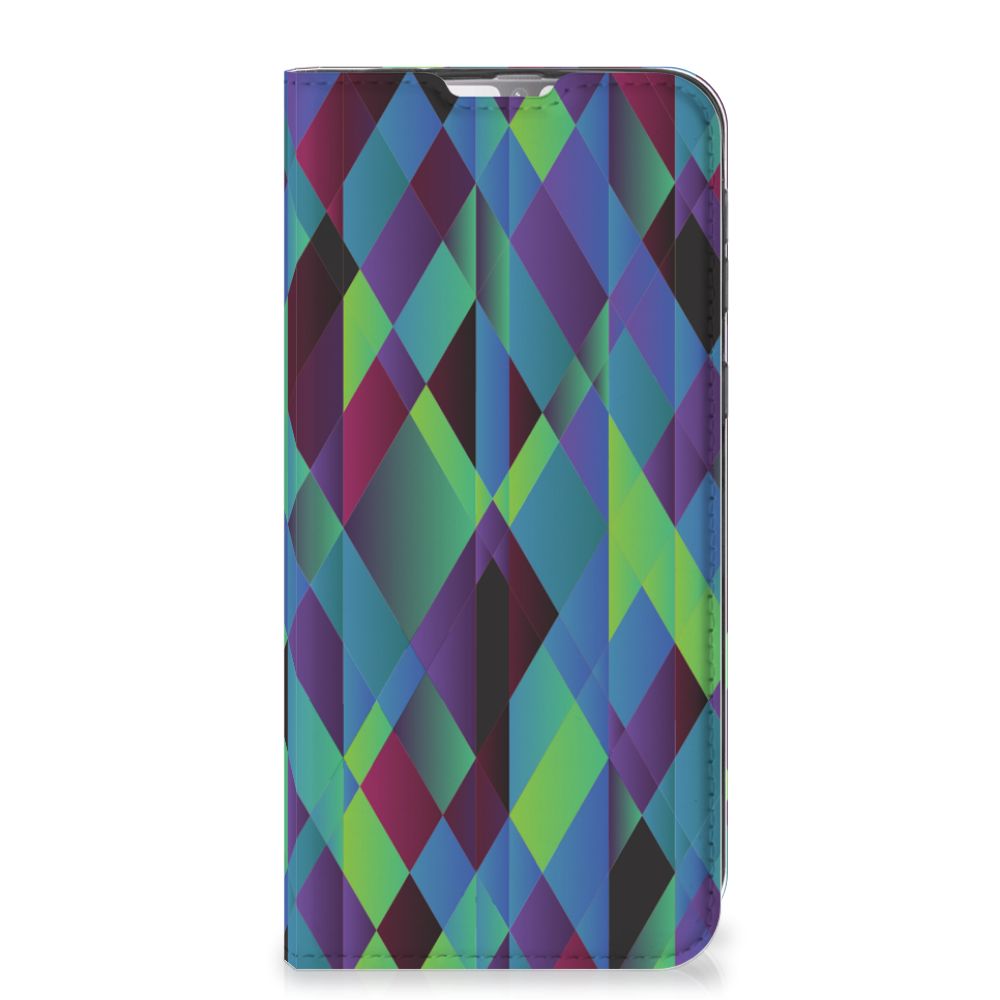 Samsung Galaxy M31 Stand Case Abstract Green Blue - B2C Telecom