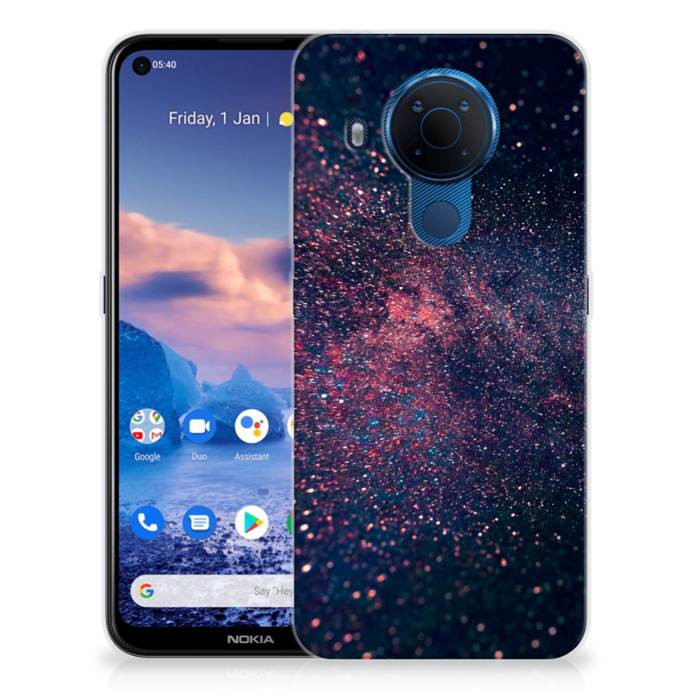 Nokia 5.4 TPU Hoesje Stars