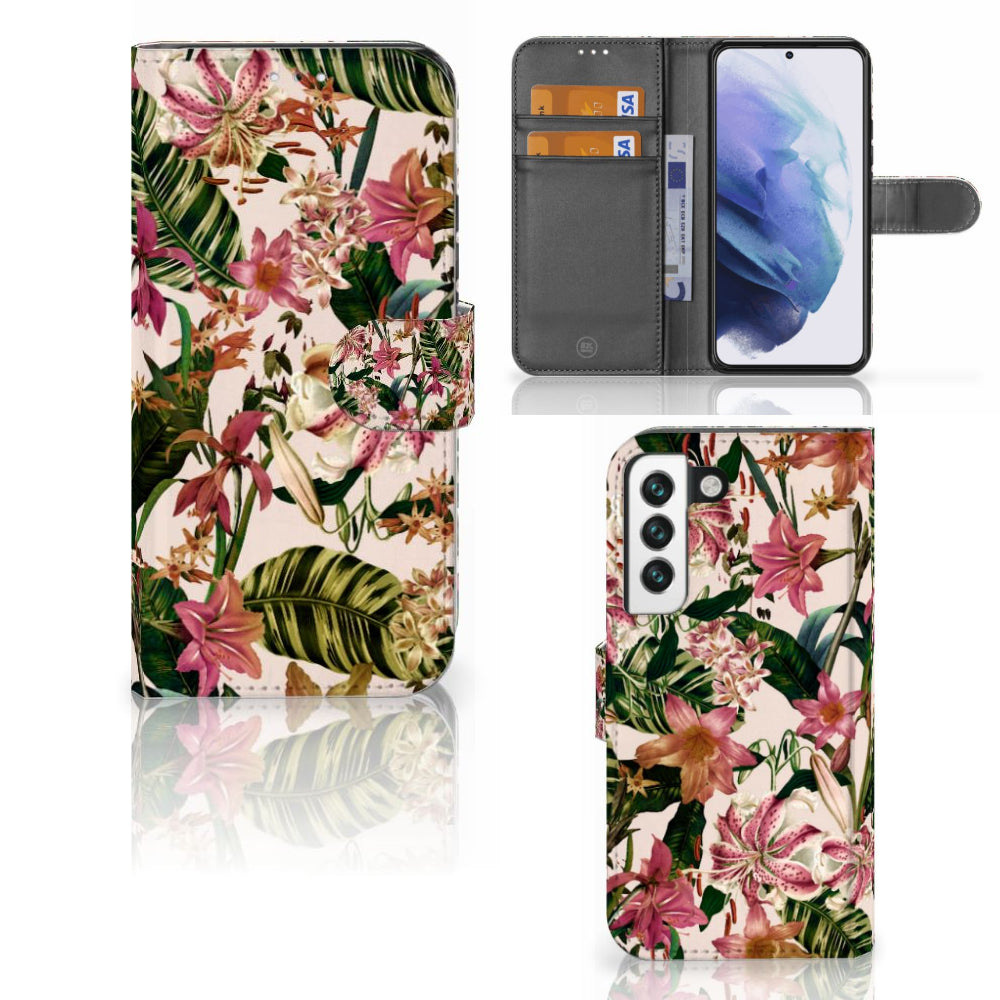 Samsung Galaxy S22 Hoesje Flowers