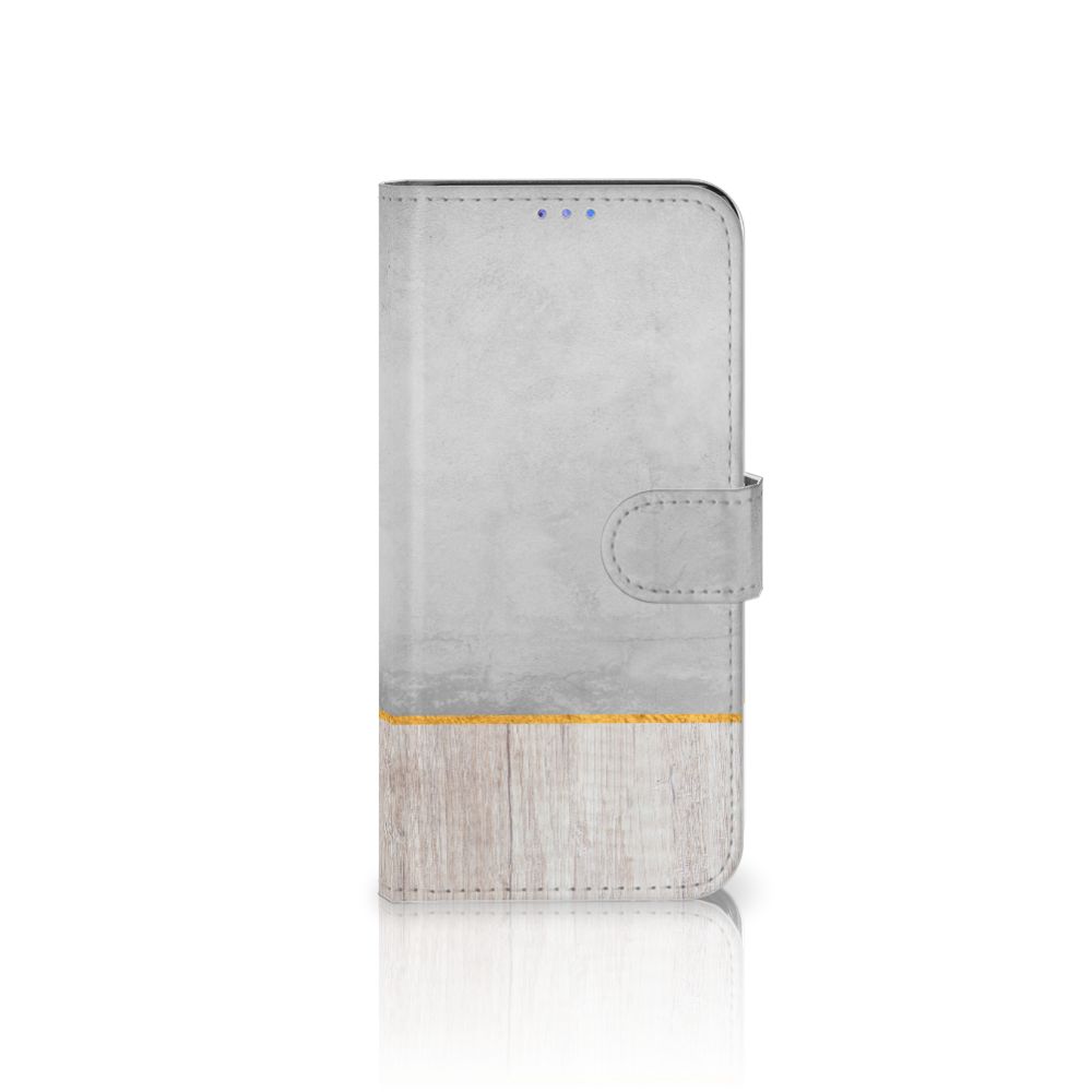 Motorola Moto G Pro Book Style Case Wood Concrete