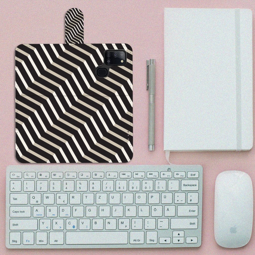 Samsung Galaxy A21s Book Case Illusion