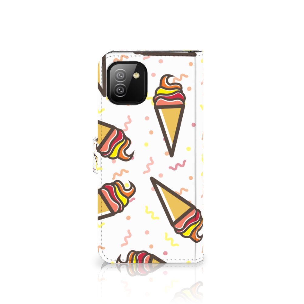 Samsung Galaxy A03 Book Cover Icecream