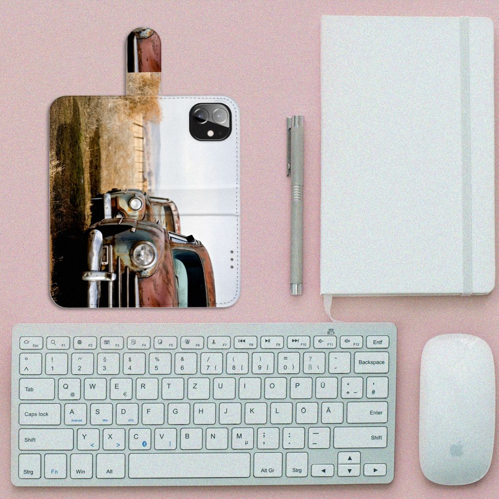 Apple iPhone 12 Mini Telefoonhoesje met foto Vintage Auto