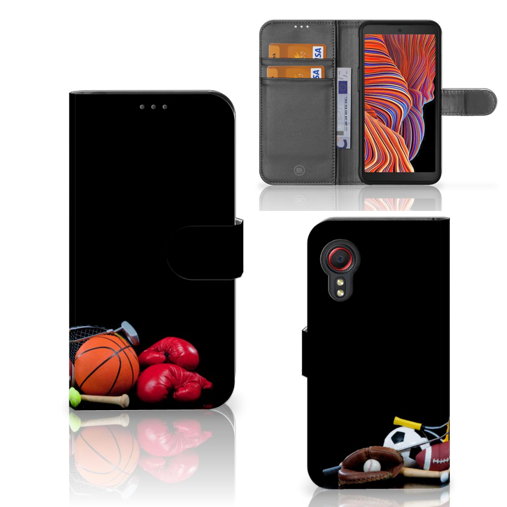 Samsung Galaxy Xcover 5 Wallet Case met Pasjes Sports