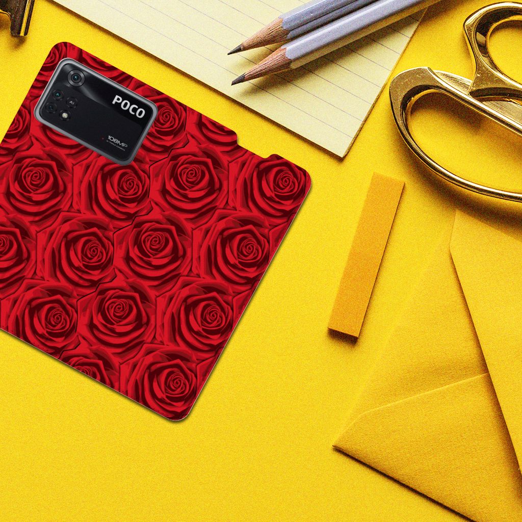 Poco X4 Pro 5G Smart Cover Red Roses - B2C Telecom