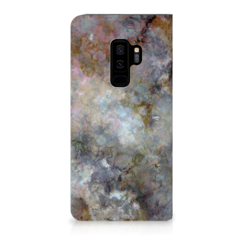 Samsung Galaxy S9 Plus Standcase Marmer Grijs