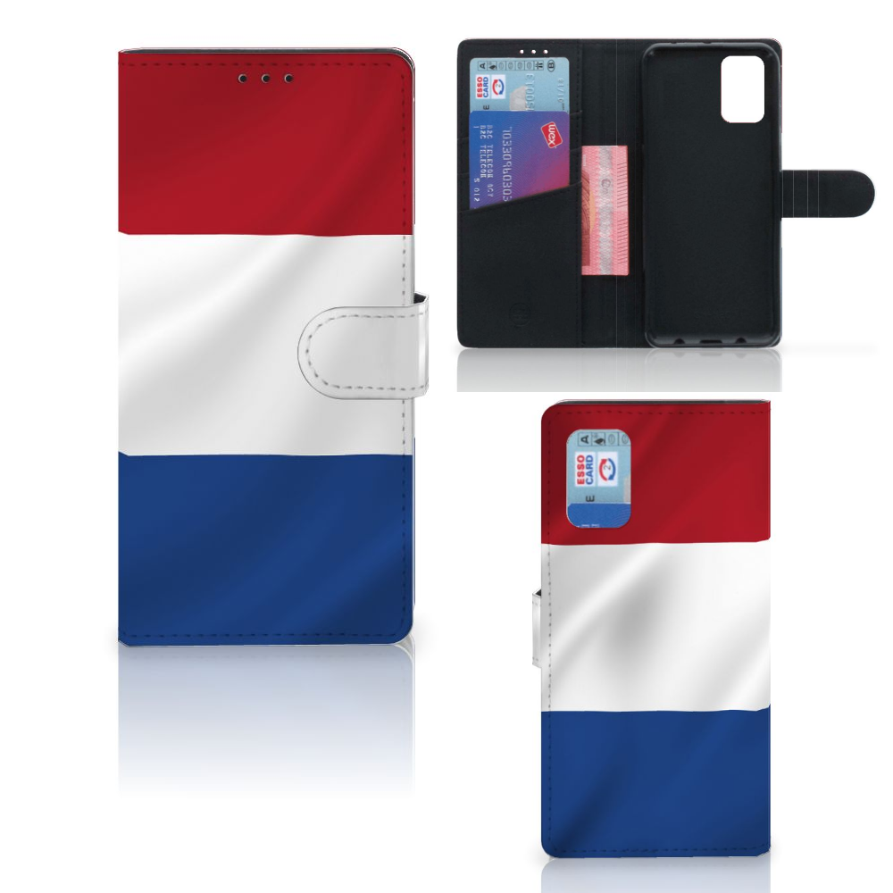 Samsung Galaxy A02s | M02s Bookstyle Case Nederlandse Vlag