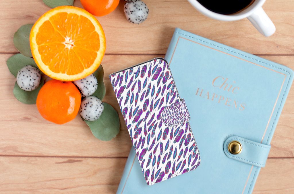 Samsung Galaxy S10e Telefoon Hoesje Feathers Color