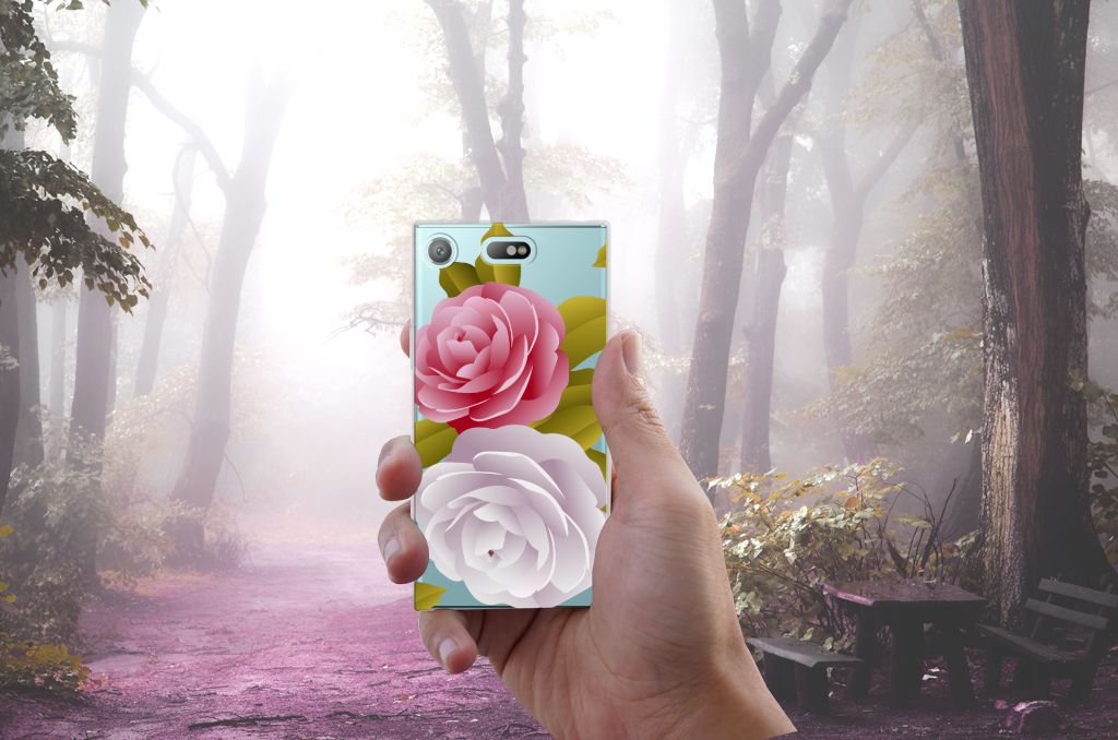 Sony Xperia XZ1 Compact TPU Case Roses