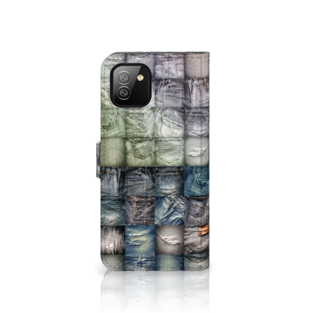Wallet Case met Pasjes Samsung Galaxy A03 Spijkerbroeken