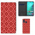 Samsung Galaxy A40 Hoesje met Magneet Batik Rood