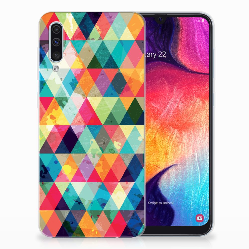 Samsung Galaxy A50 TPU bumper Geruit