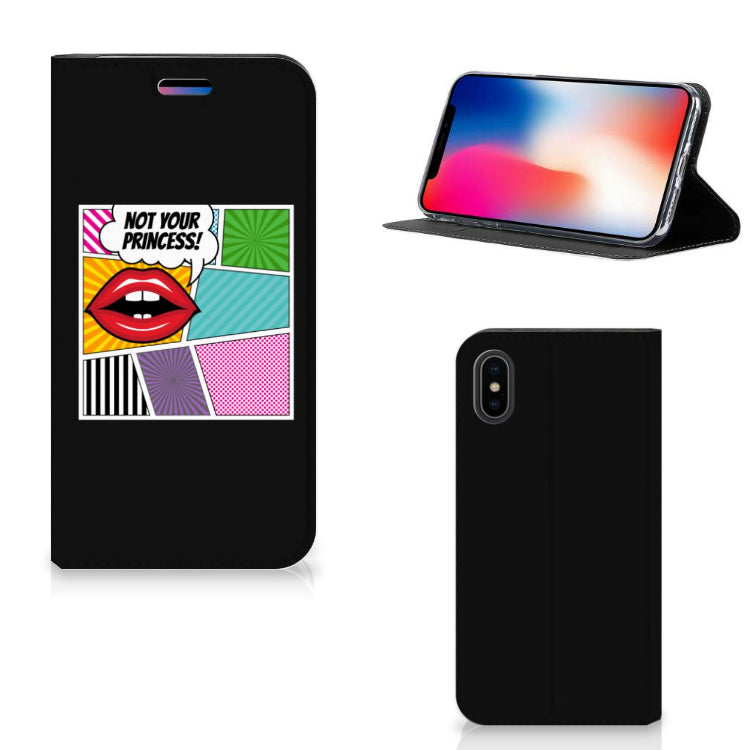 Apple iPhone X | Xs Hippe Standcase Popart Princess