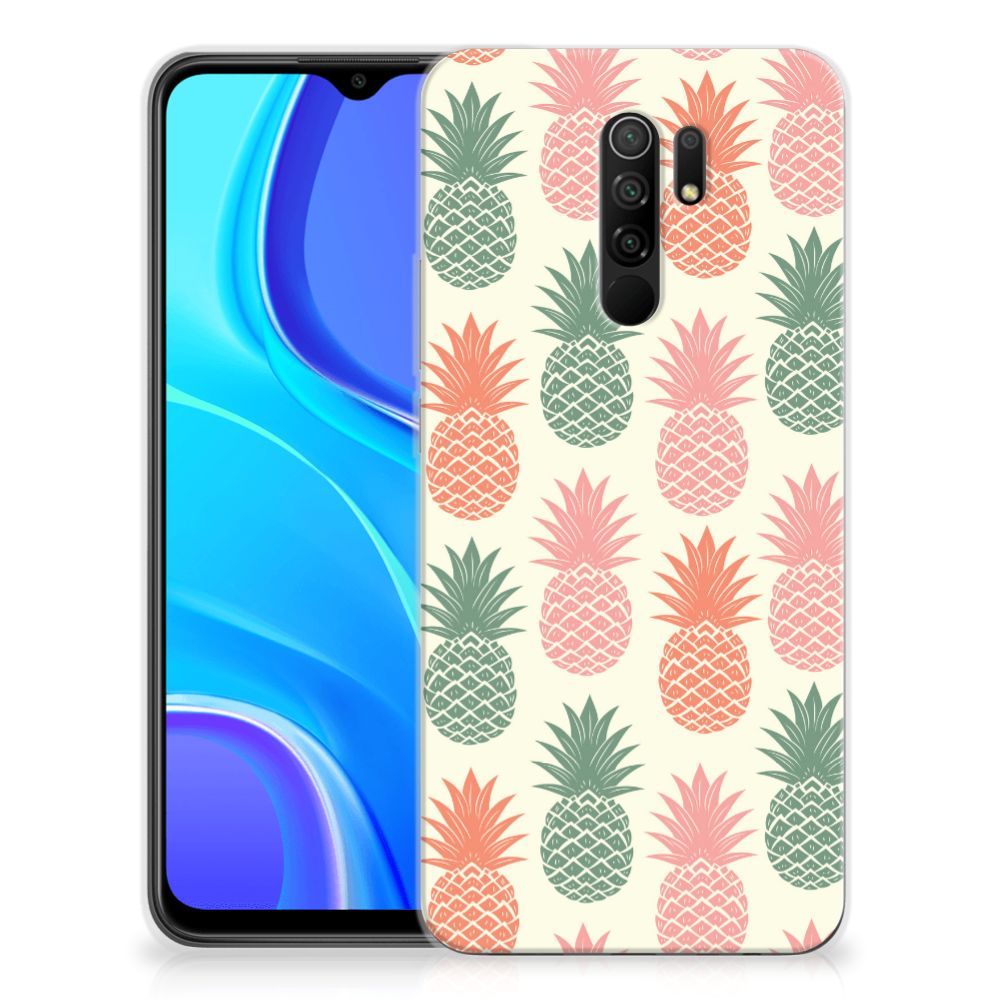 Xiaomi Redmi 9 Siliconen Case Ananas