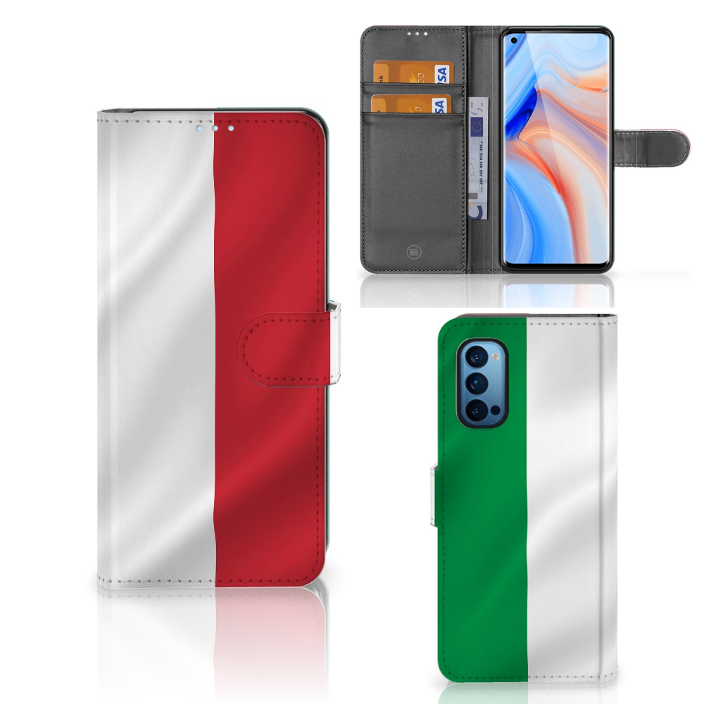 OPPO Reno 4 Pro 5G Bookstyle Case Italië