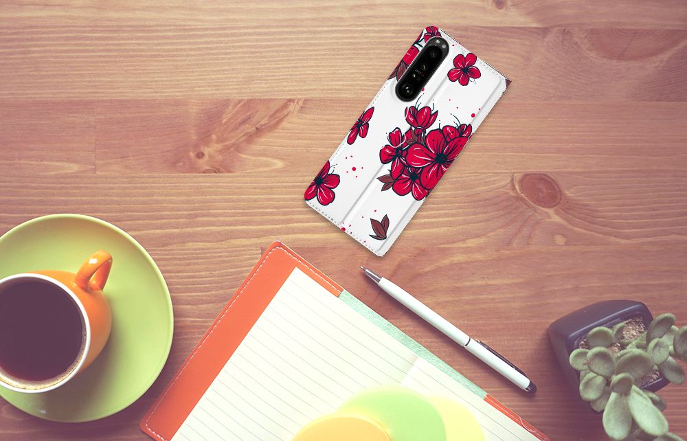 Sony Xperia 1 III Smart Cover Blossom Red - B2C Telecom