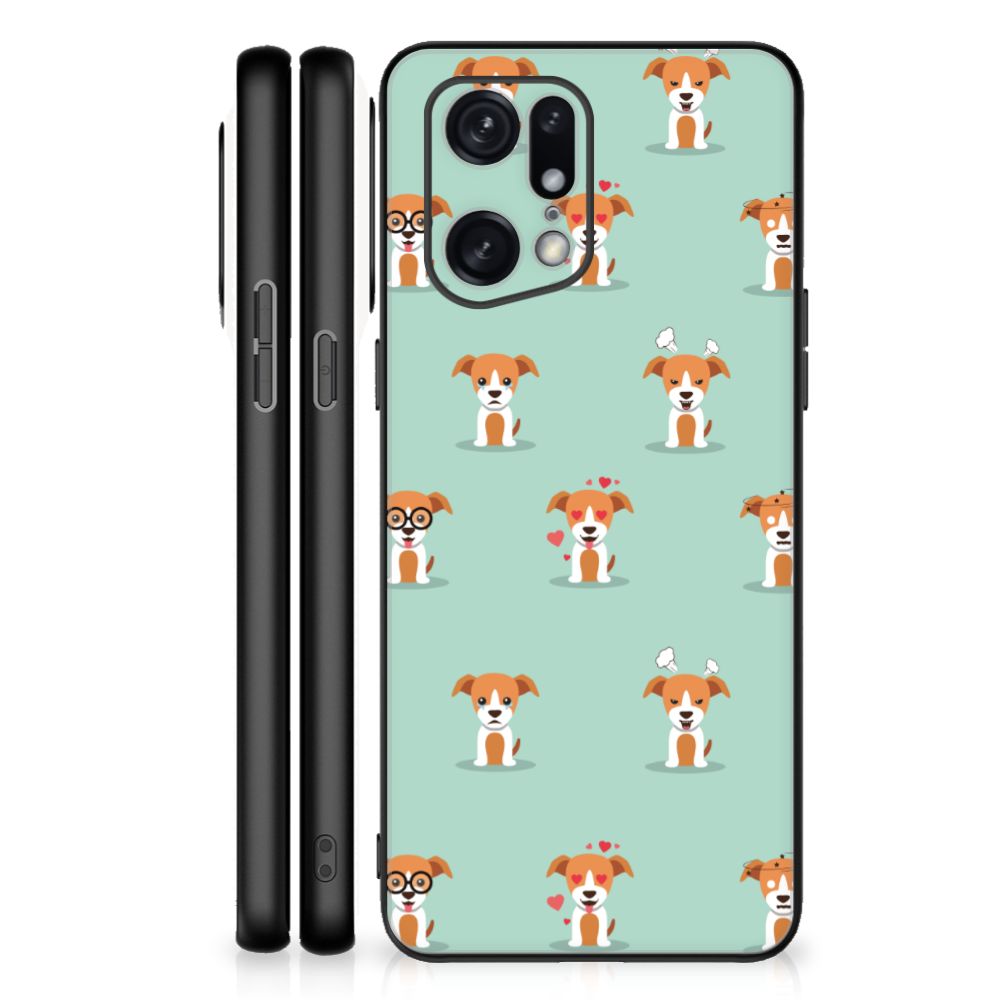 OPPO Find X5 Pro Dierenprint Telefoonhoesje Pups B2C Telecom