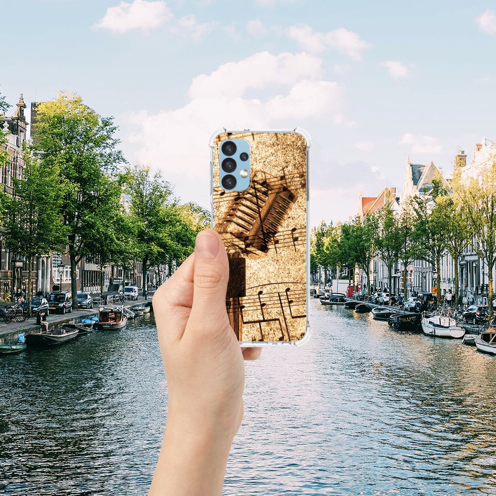 Samsung Galaxy A13 (4G) Anti-shock Hoesje met foto Bladmuziek B2C Telecom