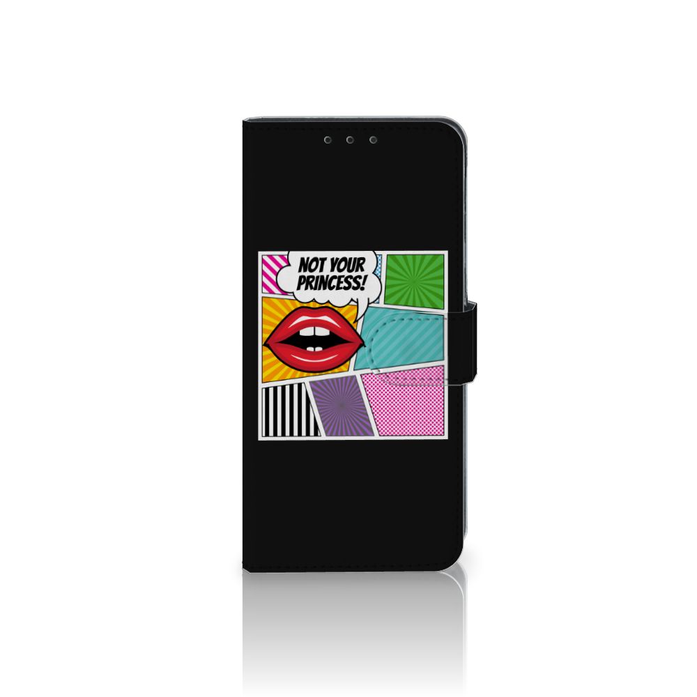 Alcatel 1S 2020 Wallet Case met Pasjes Popart Princess