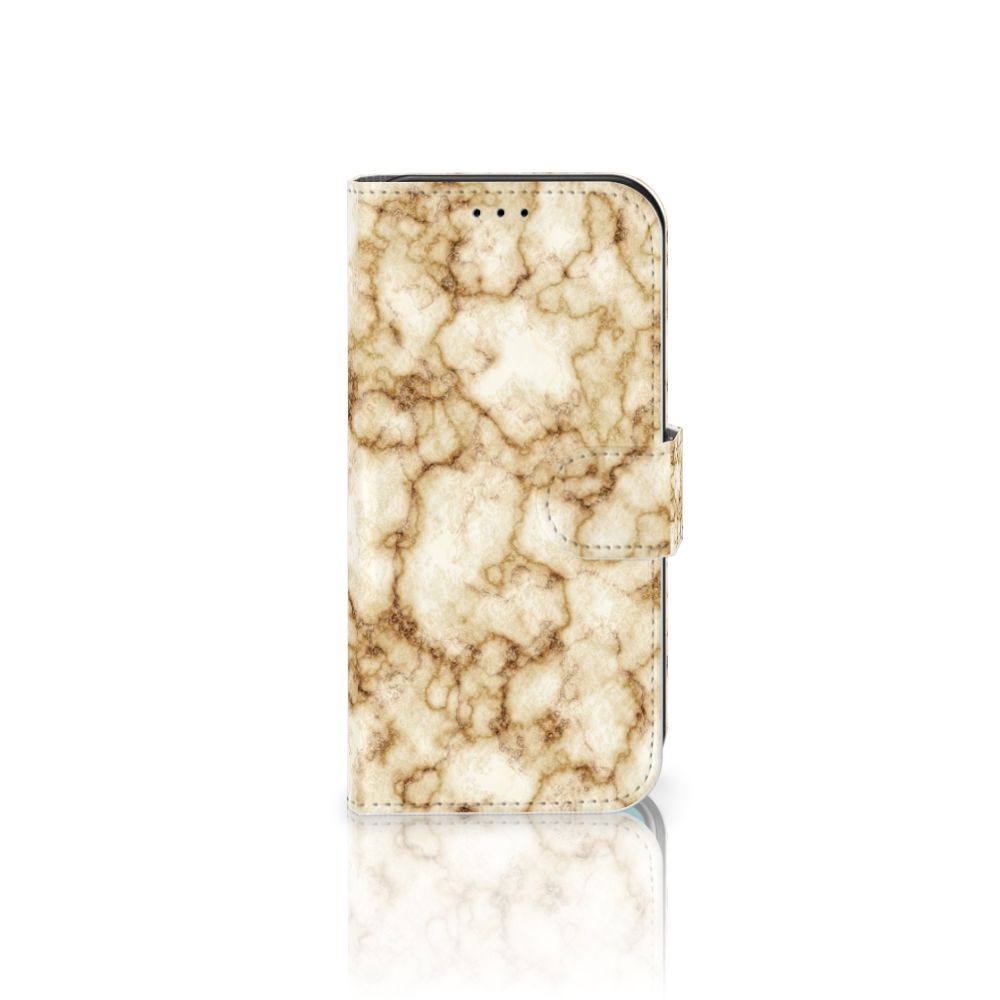 Apple iPhone 11 Pro Bookcase Marmer Goud