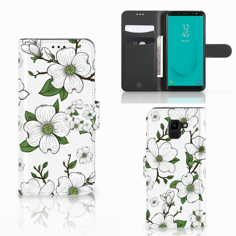 Samsung Galaxy J6 2018 Hoesje Dogwood Flowers