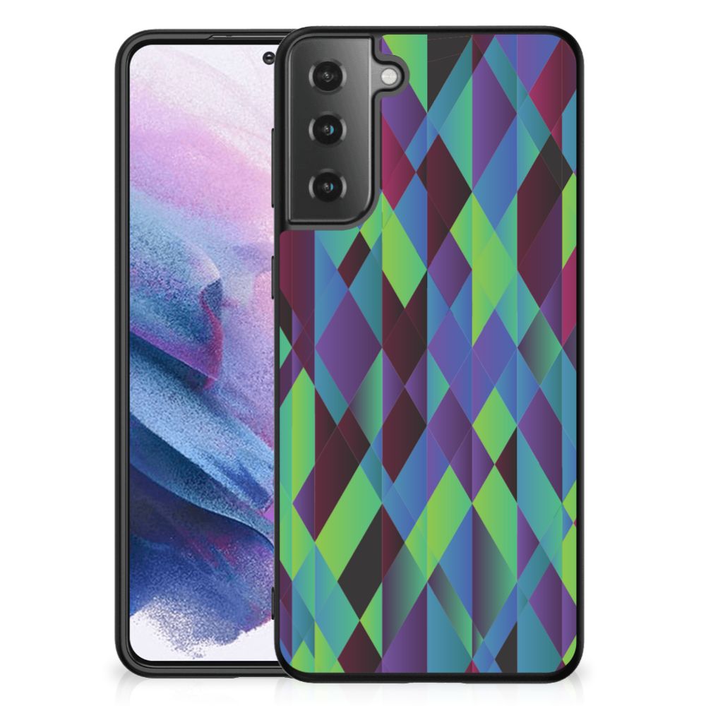 Samsung Galaxy S21 Plus Backcover Abstract Green Blue B2C Telecom