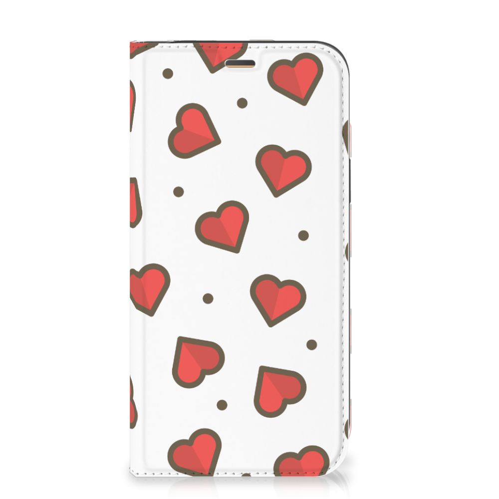 iPhone 12 | iPhone 12 Pro Hoesje met Magneet Hearts - B2C Telecom