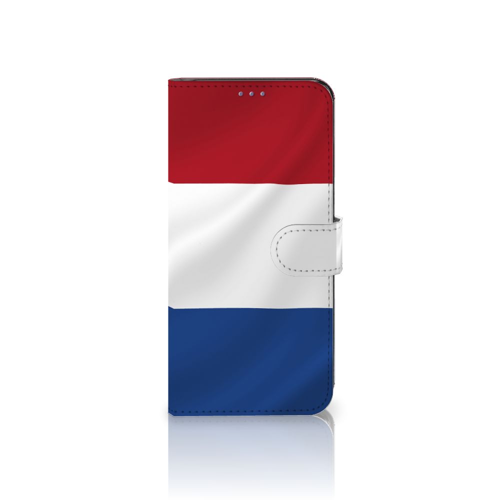 OnePlus 10 Pro Bookstyle Case Nederlandse Vlag met artistiek ontwerp van de Nederlandse vlag.