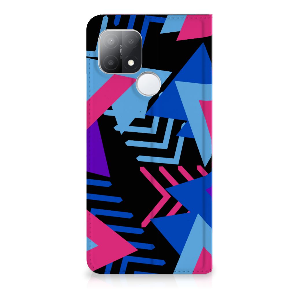 OPPO A15 Stand Case Funky Triangle - B2C Telecom