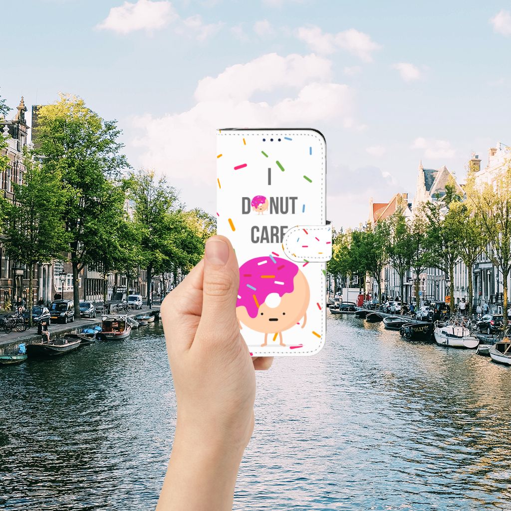 Samsung Galaxy A30 Book Cover Donut Roze