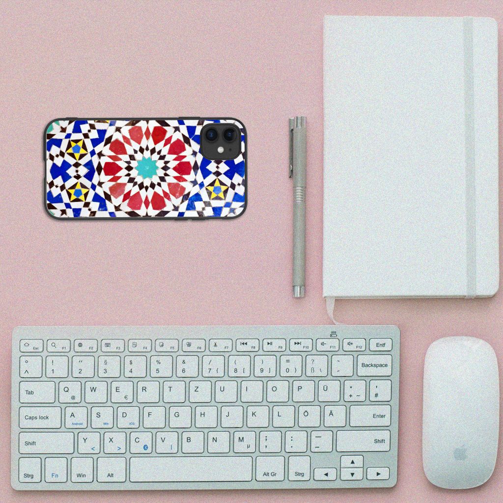 iPhone 11 Marmeren Print Telefoonhoesje Mozaïek B2C Telecom