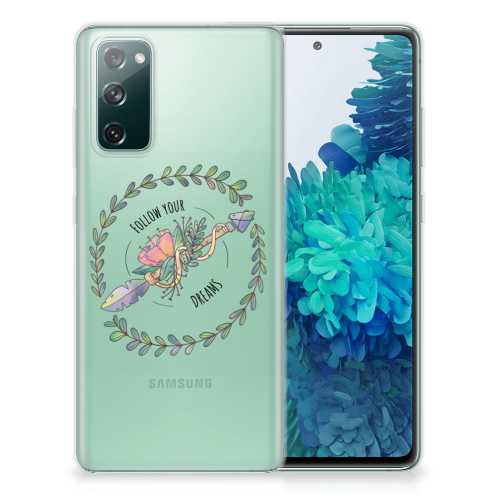 Samsung Galaxy S20 FE Telefoonhoesje met Naam Boho Dreams B2C Telecom