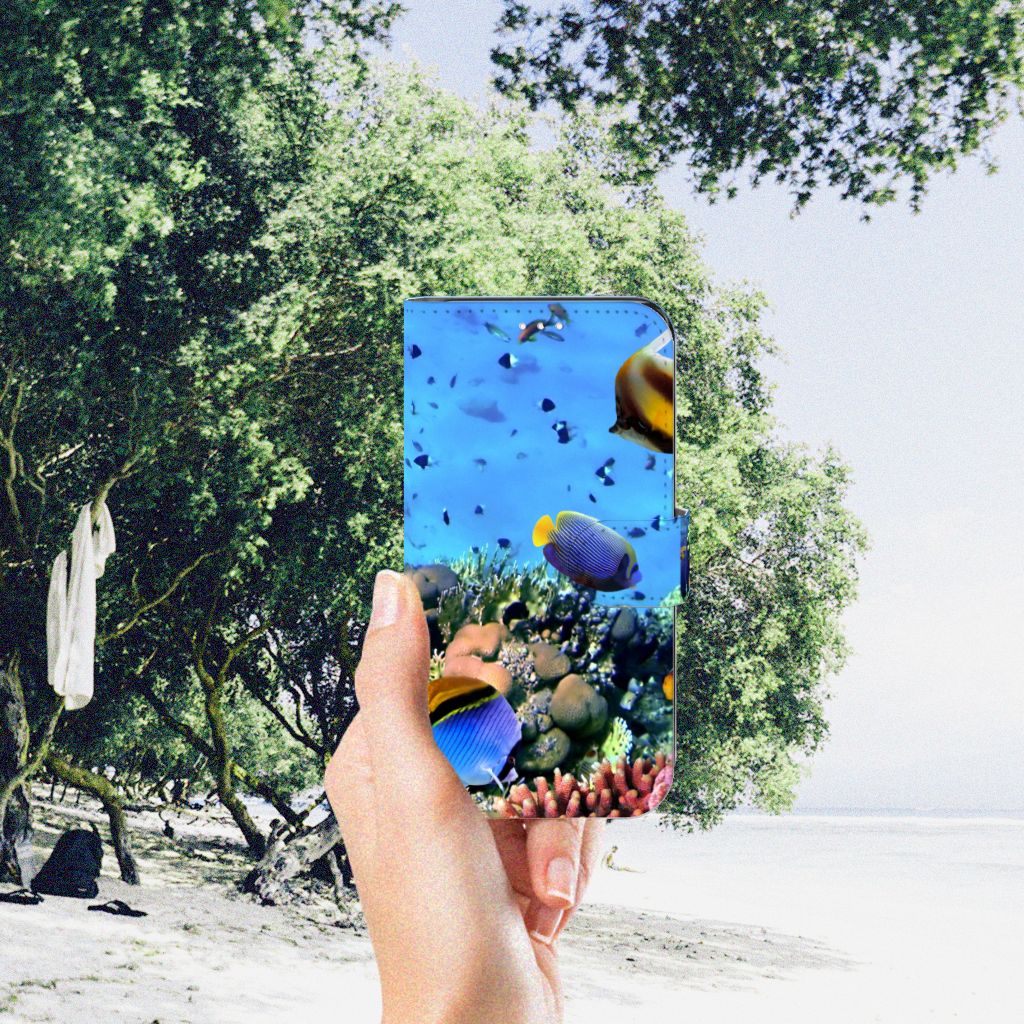 Samsung Galaxy S23 Telefoonhoesje met Pasjes Vissen