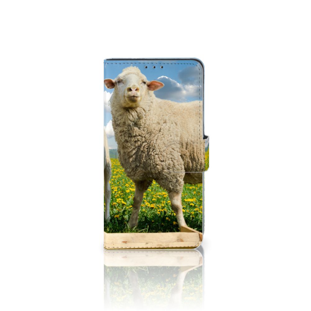 Xiaomi Mi Mix 2s Telefoonhoesje met Pasjes Schaap en Lammetje