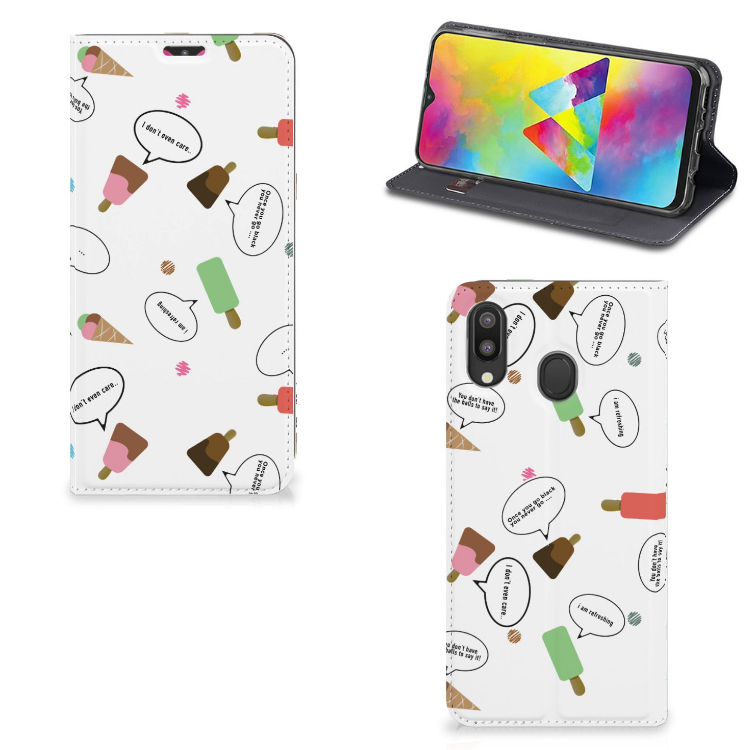 Samsung Galaxy M20 Flip Style Cover IJsjes