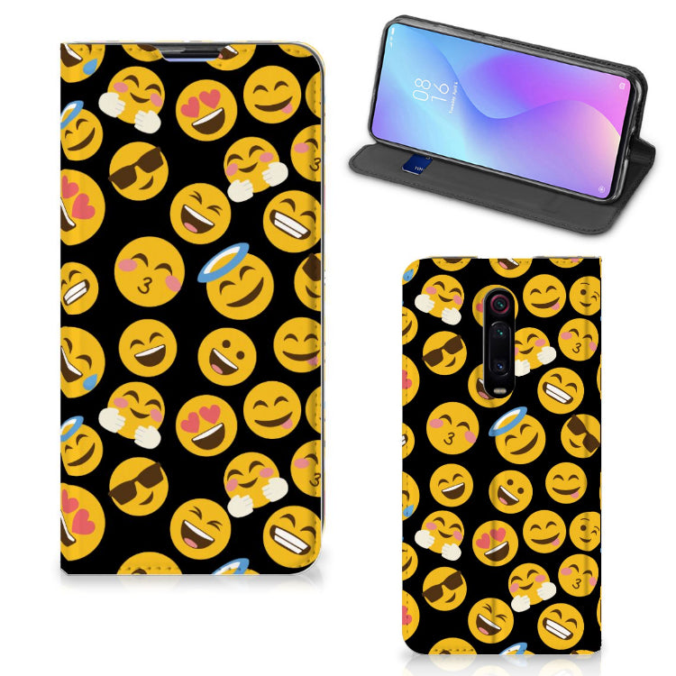 Xiaomi Mi 9T Pro Hoesje met Magneet Emoji