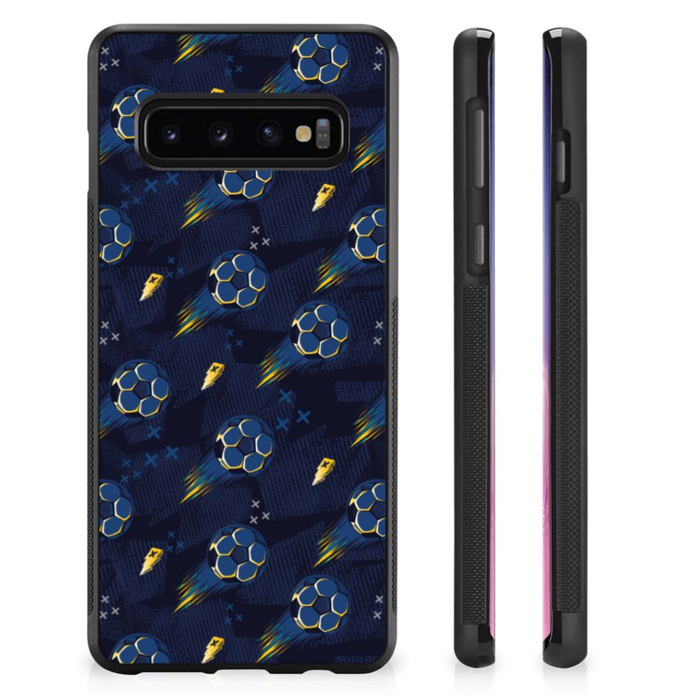 Bumper Case voor Samsung Galaxy S10+ Voetbal